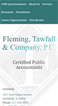 Mobile Screenshot of flemingtawfall.com